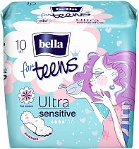   Bella Ultra for teens sensitive 10 1/36  